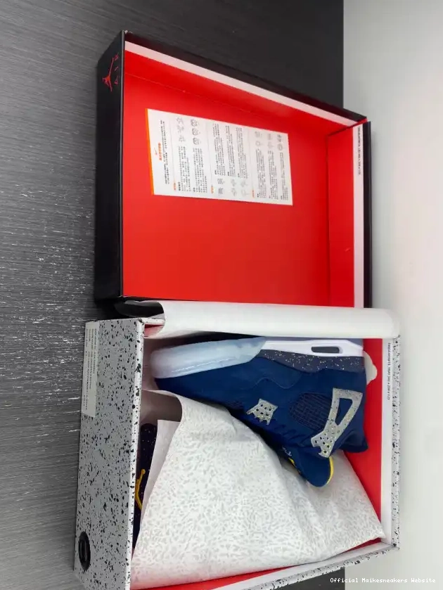 Official Maikesneakers Retro AJ4-1036660 (PE) Air Jordan Michigan 4 0412